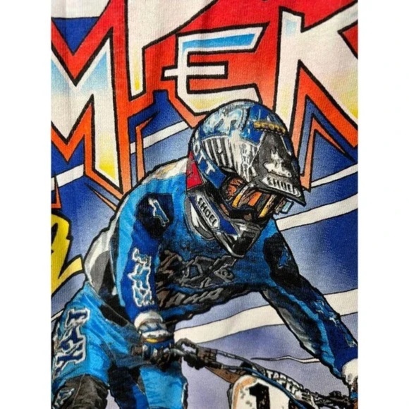 Vintage 1997 Doug Henry Thumper Supercross Shirt Single Stitch - Picture 4 of 8